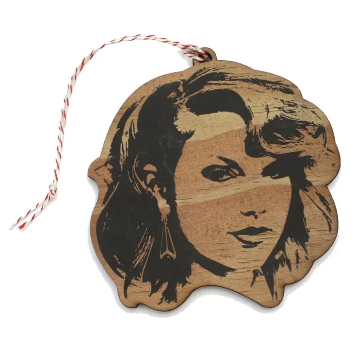 Celebrity Wood Christmas Ornaments