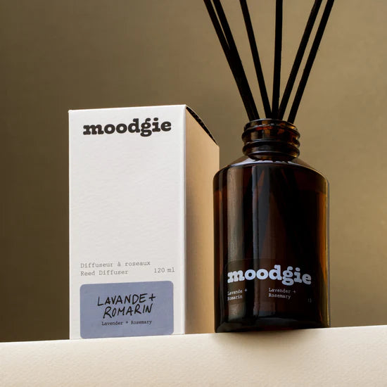 Lavender + Rosemary Reed Diffuser- moodgie