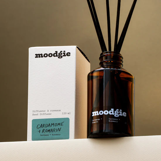 Cardamom + Rosemary Reed Diffuser- moodgie