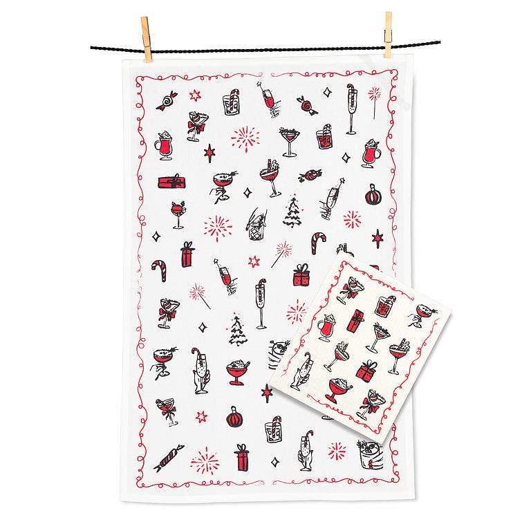 Swedish Dishcloth & Kitchen Towel - Kombo