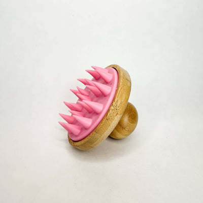 Silicone Bristle Shampoo Brush - Eco Friendly Scalp Massager
