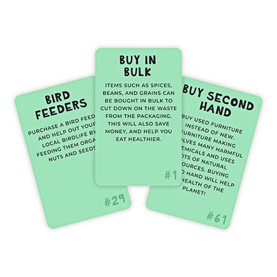 100 Ways to Save the Planet cards