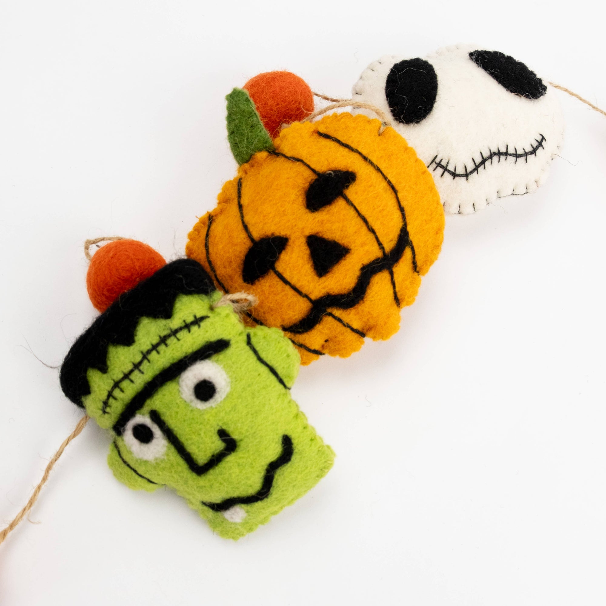 Halloween Friends Felted Garland