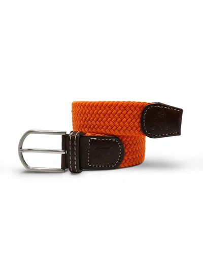 Water Bottle Upcycled Belt - Tangerine Orange