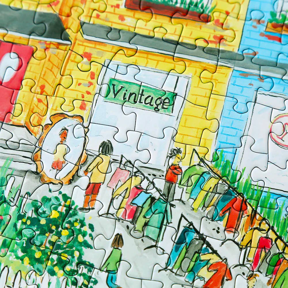 Toronto Kensington Market Puzzle (New "No Frills" Box)