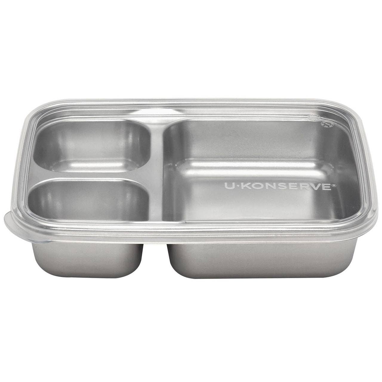 Ukonserve 3 Compartment Stainless Steel Food Container