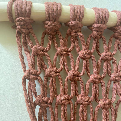 Macrame Wall Plant Hanger (Recycled String) 