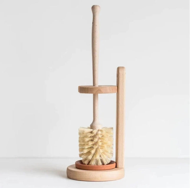 Plastic Free Toilet Brush & Stand - Smile Boutiques