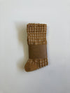 GINGHAM WAFFLE SOCKS - neutral