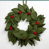 Wreath with Holly Berries - Christmas Decor