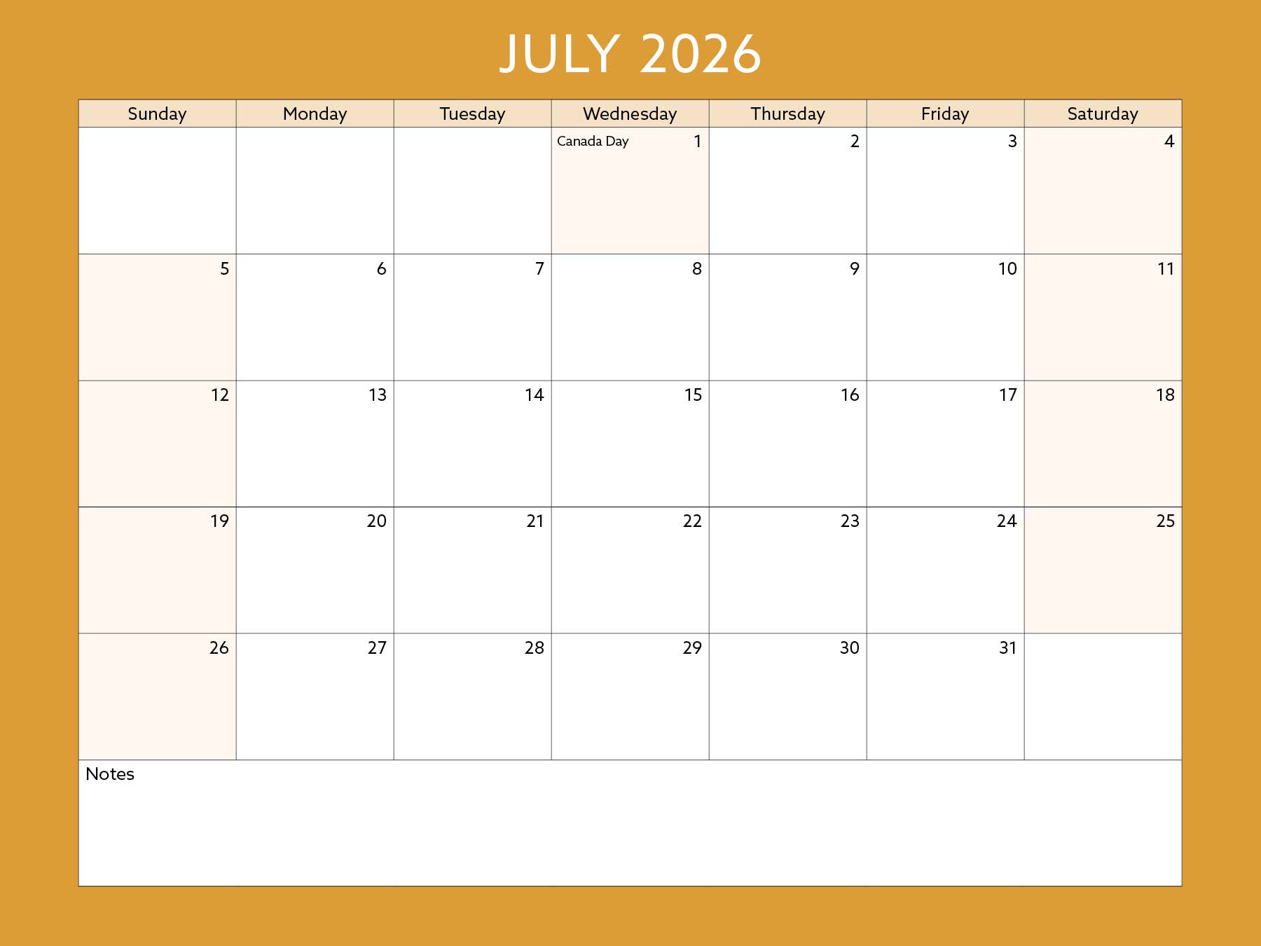 2026 Toronto Neighbourhood Calendar - 12" X 9"