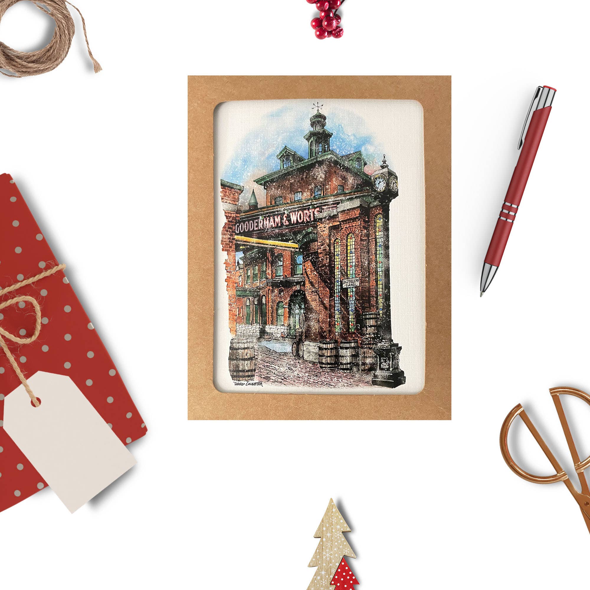 Winter At the Distillery Christmas Card Box Set