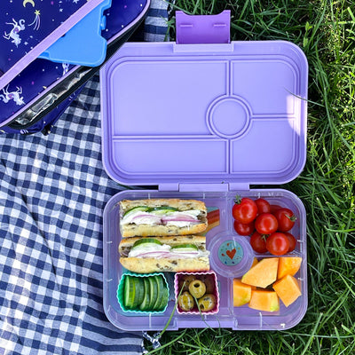 Yumbox Tapas Lunch Box - Seville Purple - Leakproof Rainbow 