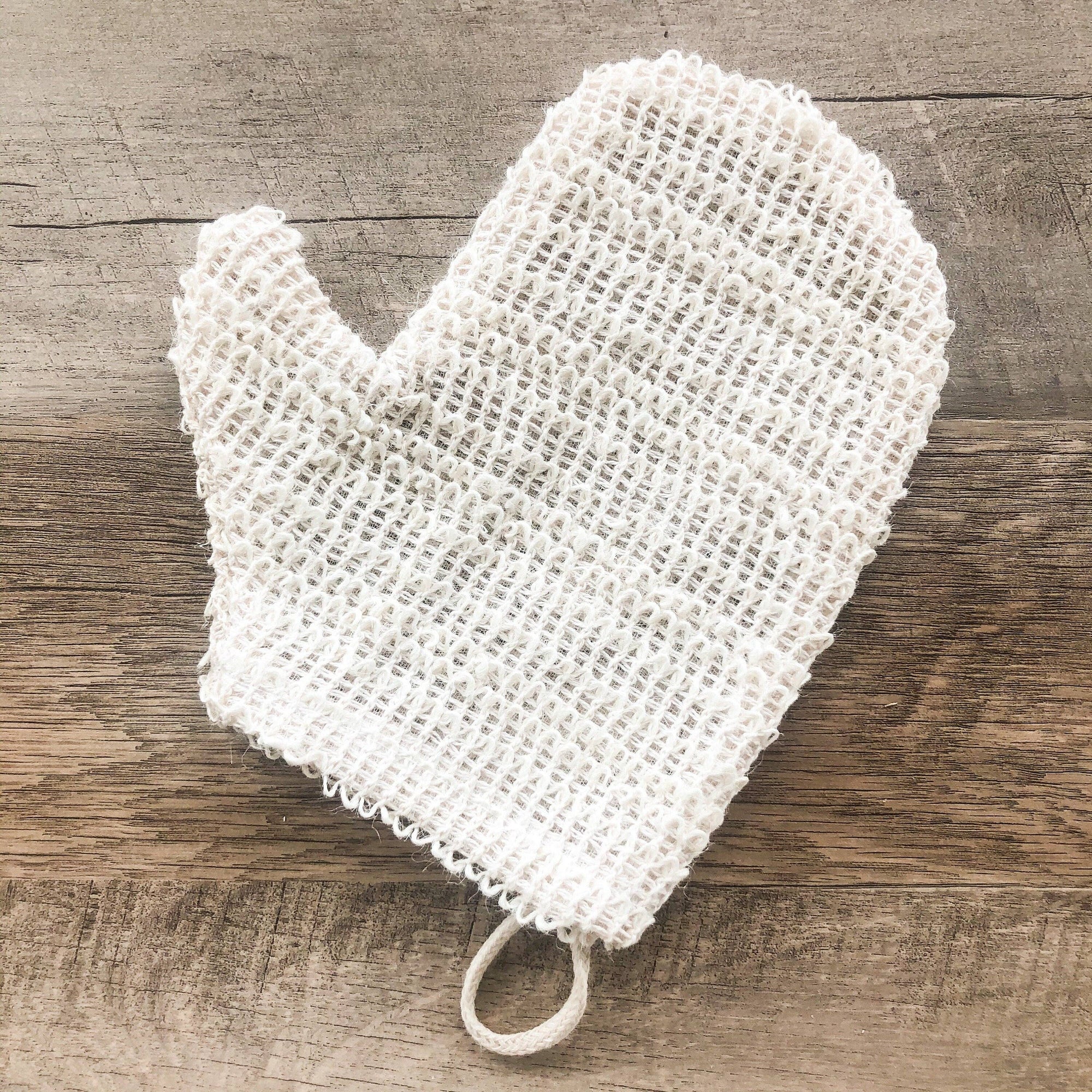 Natural Sisal Bath Mitt - Organic Exfoliating & Scrubbing Gloves