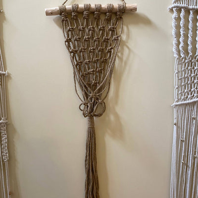 Macrame Wall Plant Hanger (Recycled String) 