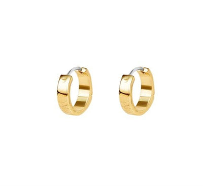 Esme | Gold Small Hoop Earrings - Bambu