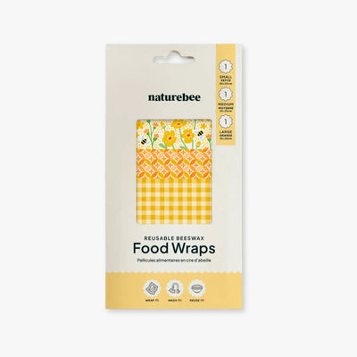 Bee's Wax Wraps (Various Sizes) - Nature Bee