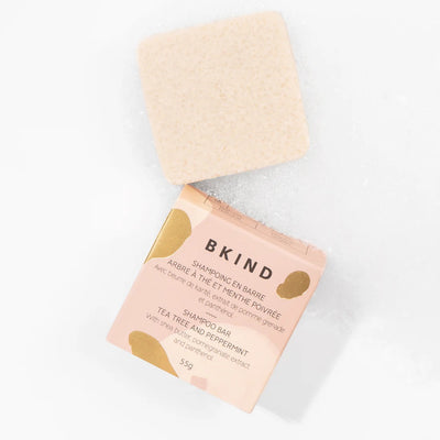 Shampoo Bar Tea Tree and Peppermint (Package Free)- BKIND