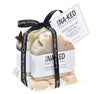 Holiday Soap Trio + Soap Dish - Juniper, Vanilla Chai + Mint - Buck Naked Soap Company