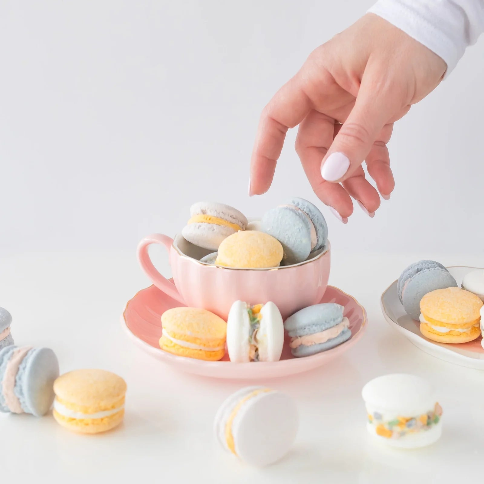 Orange Cream Bath Macarons - Buck Naked Soap Company