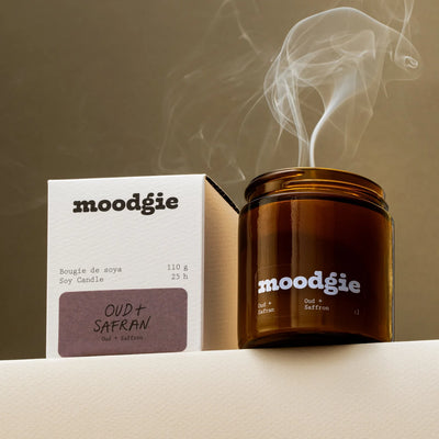 OUD + SAFFRON- 4 oz Candle - moodgie