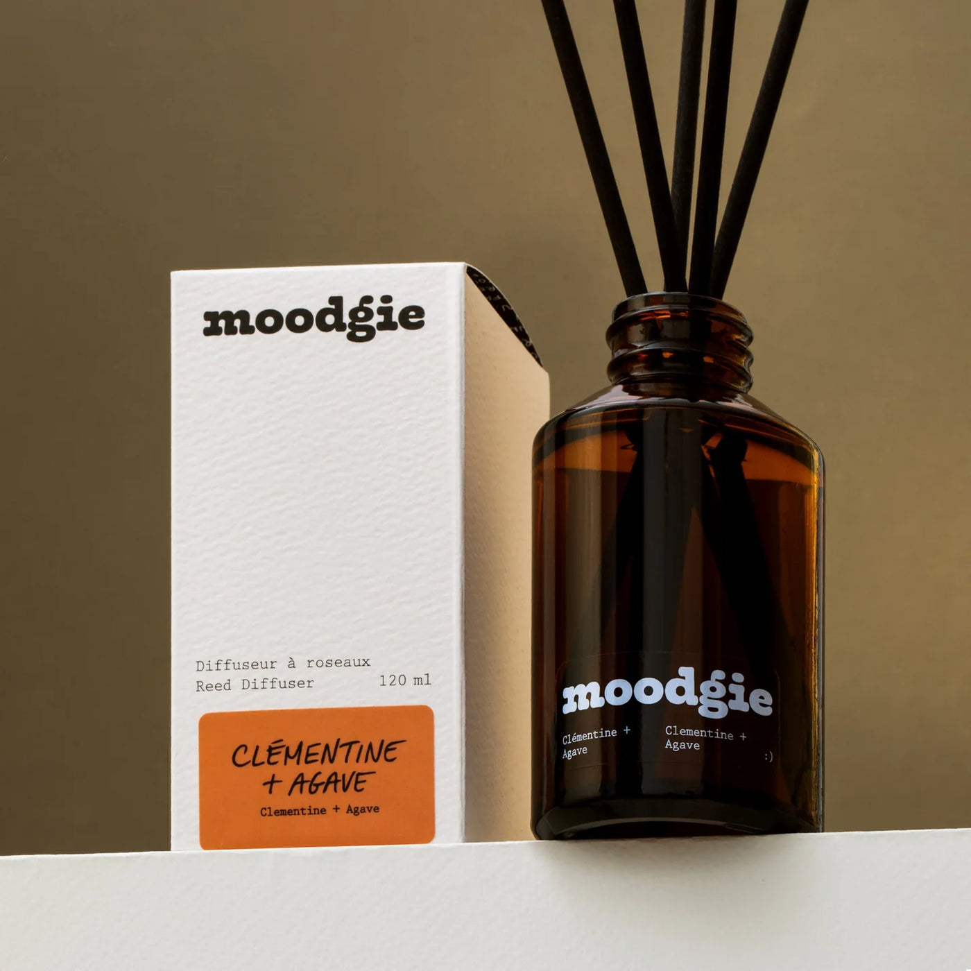 Clementine + Agave Reed Diffuser -  moodgie