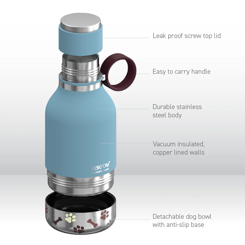 Dog Bowl Water Bottle - Asobu