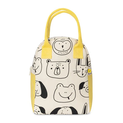 Zipper Lunch Bag: Animal Friends   -Fluf