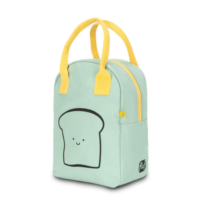 Zipper Lunch Bag Happy Bread (Mint)- Fluf