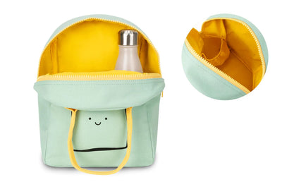 Zipper Lunch Bag Happy Bread (Mint)- Fluf