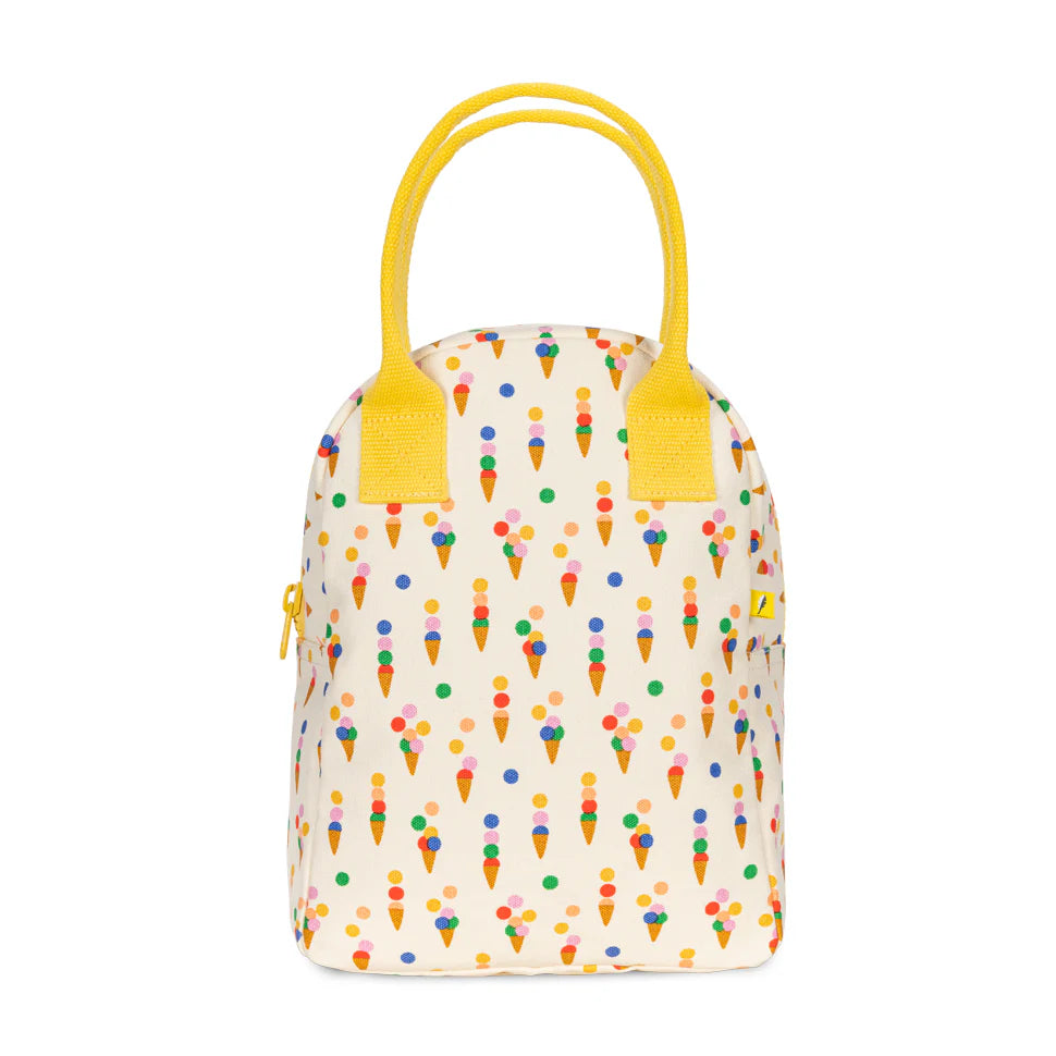 Zipper Lunch Bag: Summer Cones - Fluf