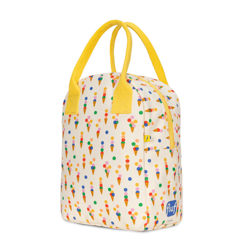 Zipper Lunch Bag: Summer Cones - Fluf