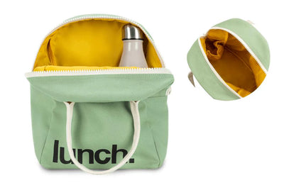 Zipper ‘Lunch’ Bag Moss - Fluf