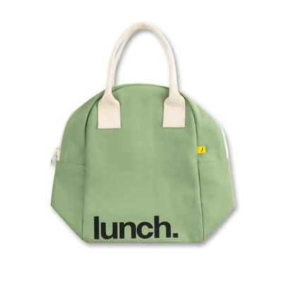 Zipper ‘Lunch’ Bag Moss - Fluf