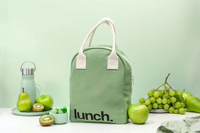 Zipper ‘Lunch’ Bag Moss - Fluf