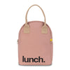 Zipper ‘Lunch’ Bag Mauve Pink - Fluf