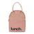 Zipper ‘Lunch’ Bag Mauve Pink - Fluf