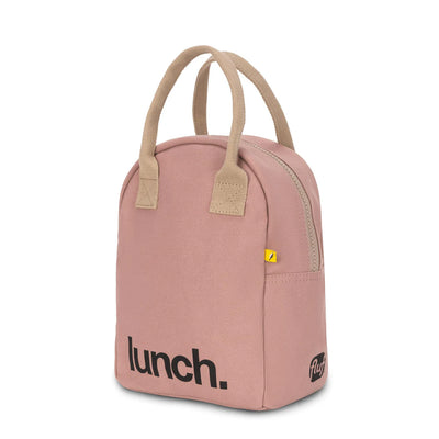 Zipper ‘Lunch’ Bag Mauve Pink - Fluf
