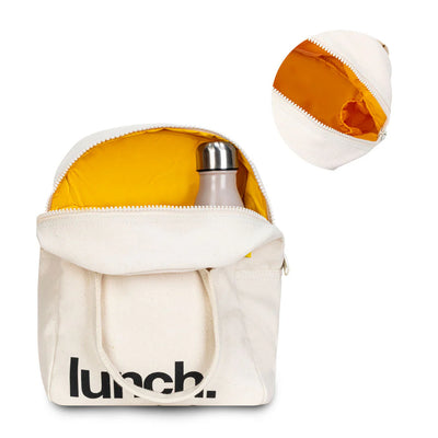 Zipper ‘Lunch’ Bag Natural - Fluf
