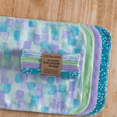 Reusable Cloth Wipes (Set of 10) - Cheeks Ahoy