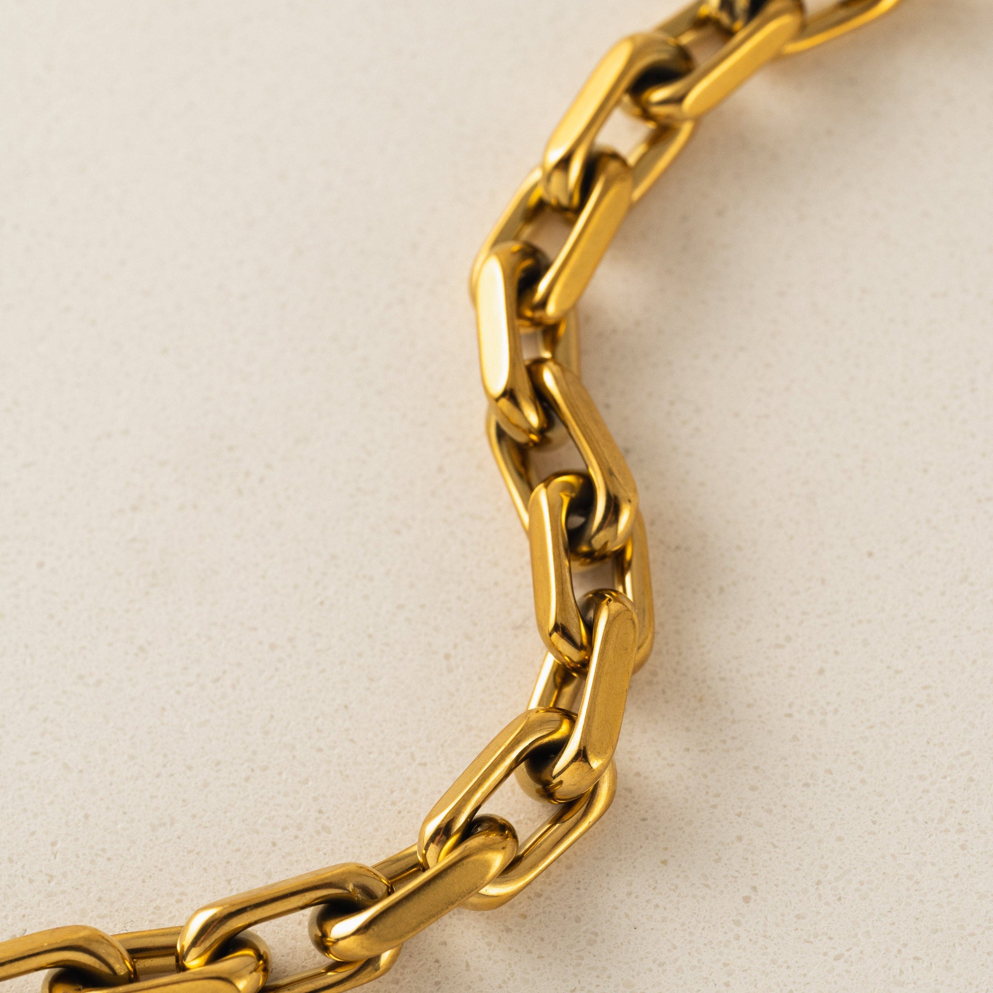 Veya chain necklace in gold by Lover's Tempo, close-up