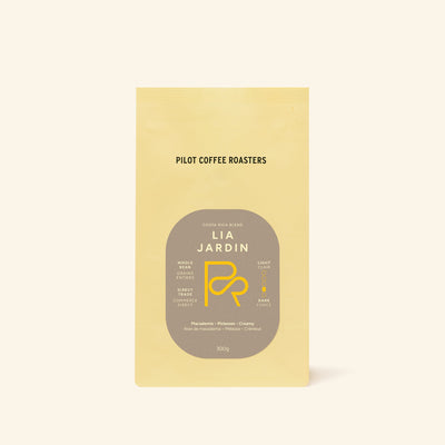 Pilot Coffee Roasters Lia Jardin Costa Rica Blend coffee beans, 300g bag
