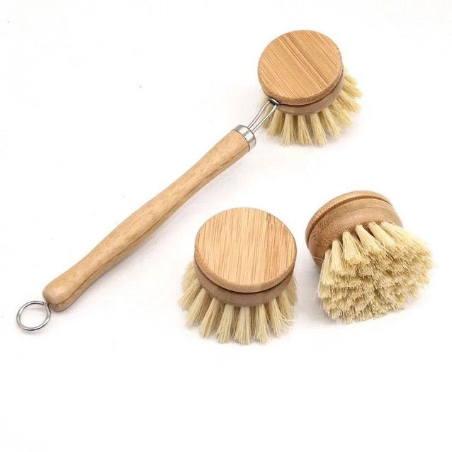 Bamboo Dish Brush Replacement Head