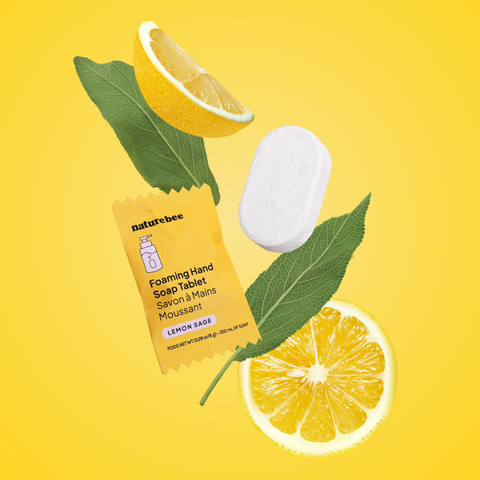 Foaming Hand Soap Refill Tablet: Nature Bee