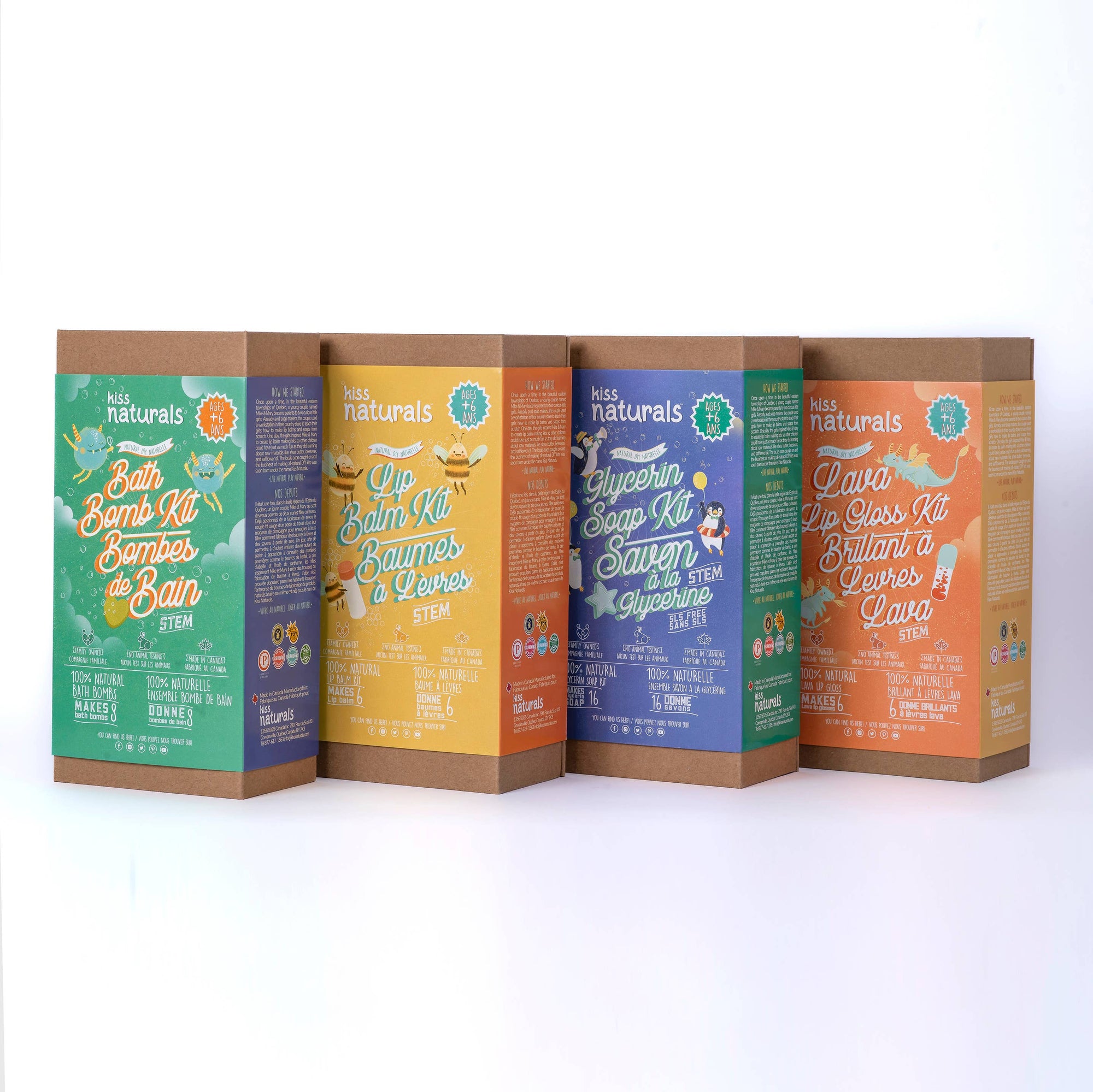 Kiss Naturals Kids DIY Kits