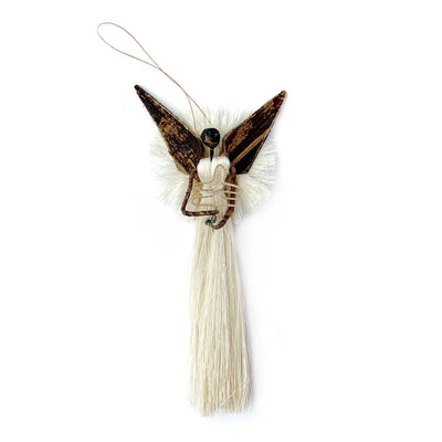 Banana Fiber and Sisal Angel Ornament