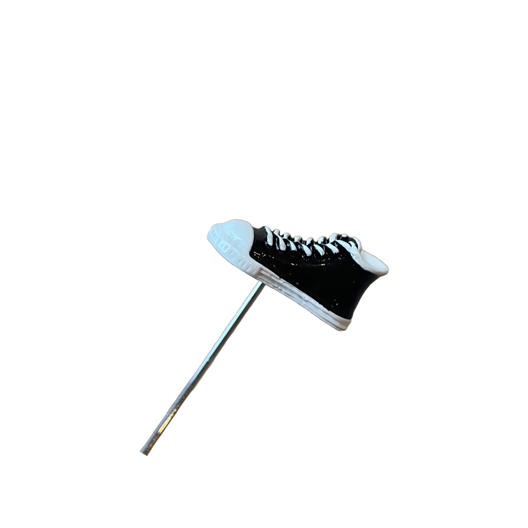Black Sneaker Lapel Pin