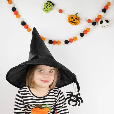 Garland - Halloween Felt Balls