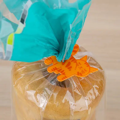 Cat Butt Bag Ties set of four
