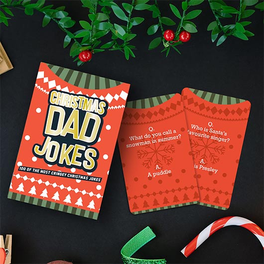 Christmas Dad Jokes card pack